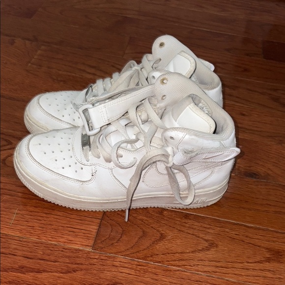 Nike White Athletic High-Top Sneakers - Picture 1 of 1